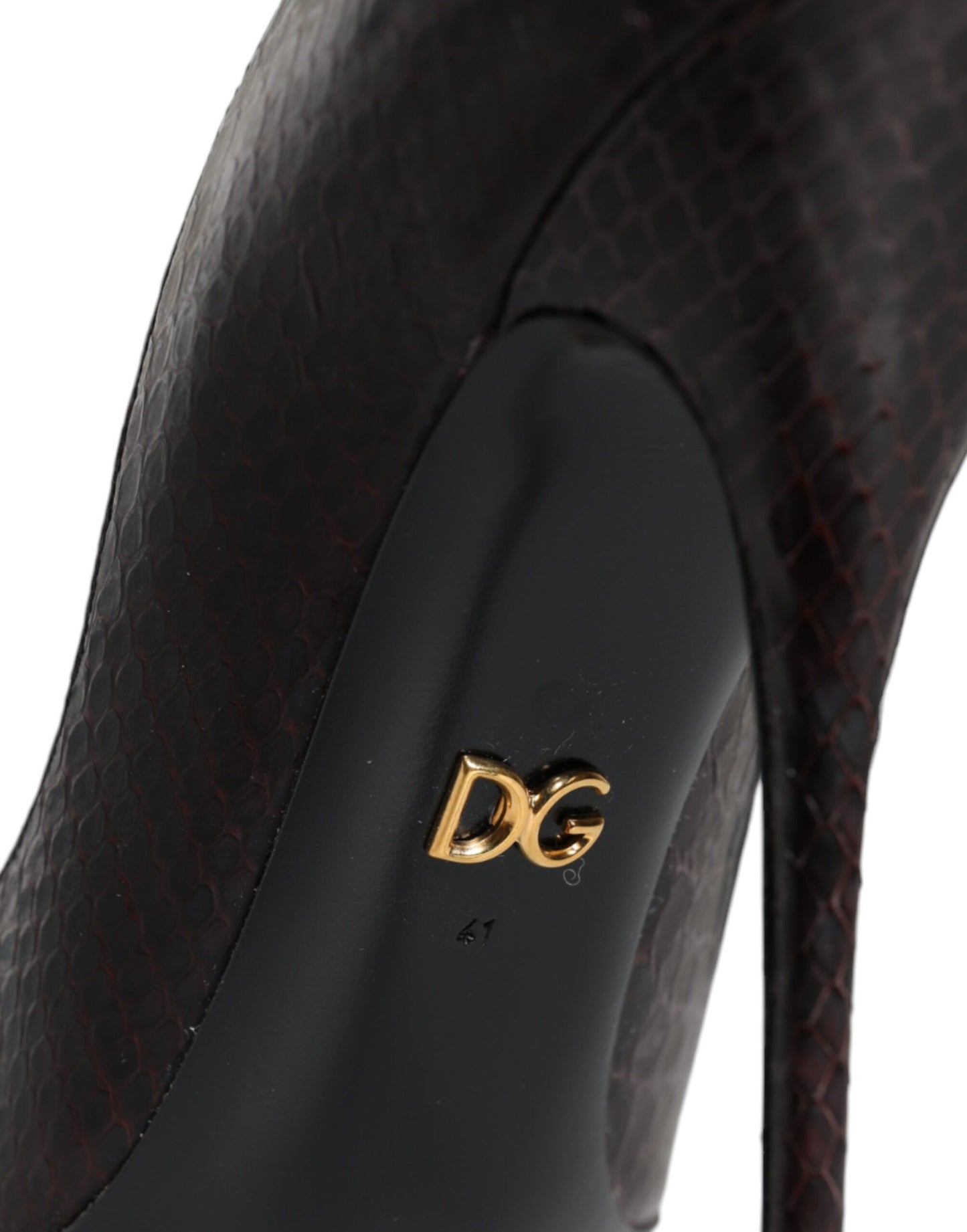 Dolce &amp; Gabbana Multicolor Exotic Leather Heels Pumps Schuhe