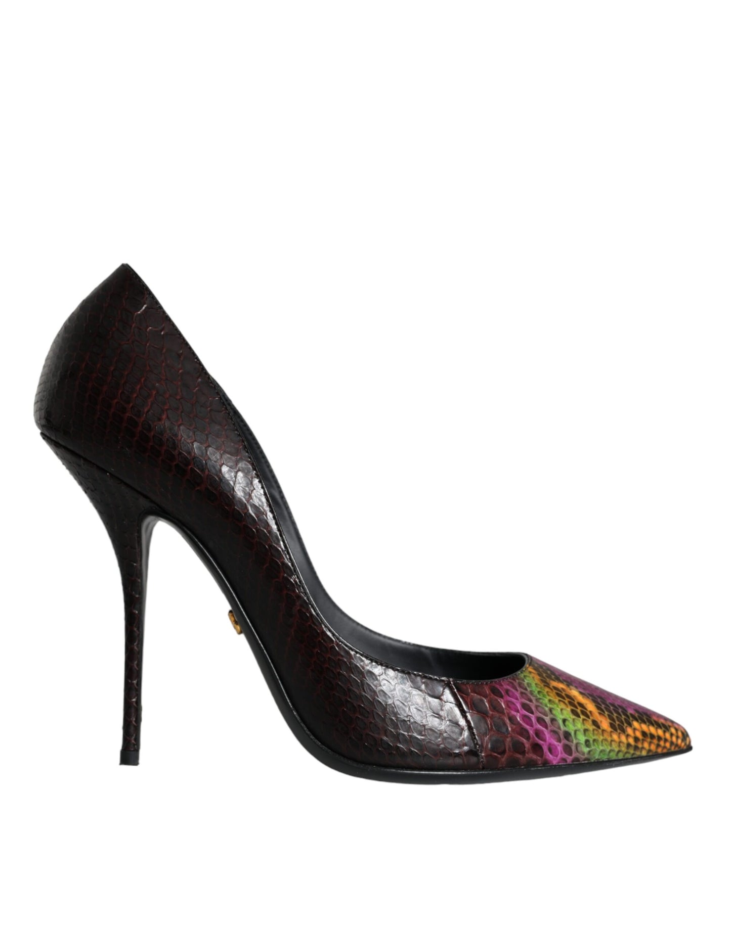 Dolce &amp; Gabbana Multicolor Exotic Leather Heels Pumps Schuhe