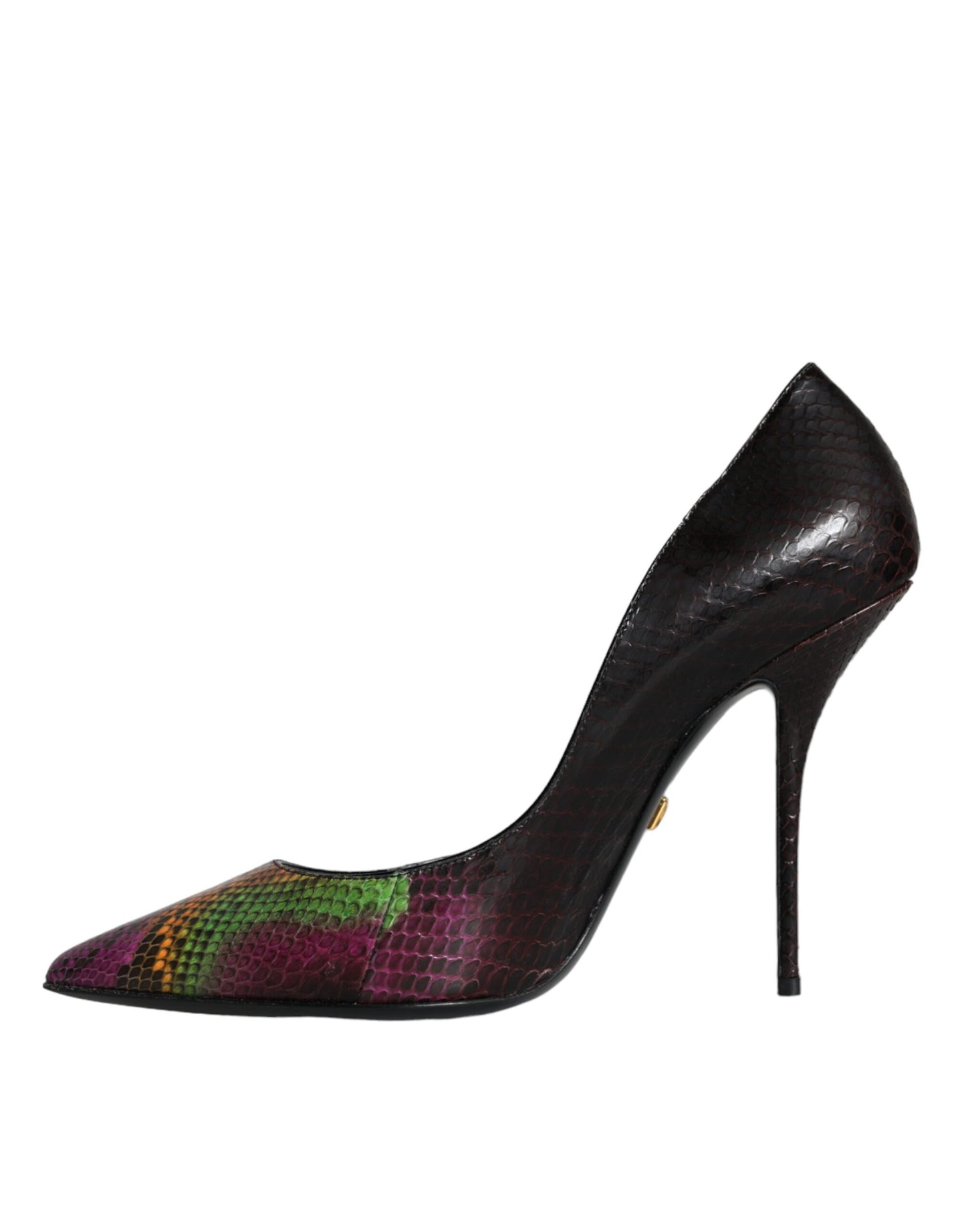 Dolce &amp; Gabbana Multicolor Exotic Leather Heels Pumps Schuhe