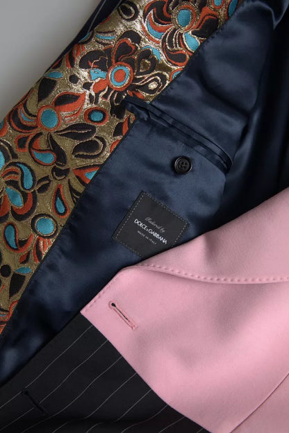 Dolce &amp; Gabbana – Mehrfarbiger Patchwork-Einreiher-Blazer