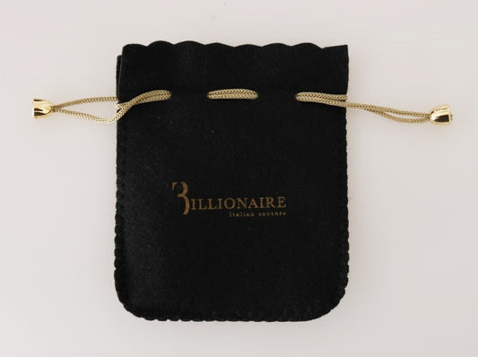 Billionaire Italian Couture – Kartenetui aus braunem Leder
