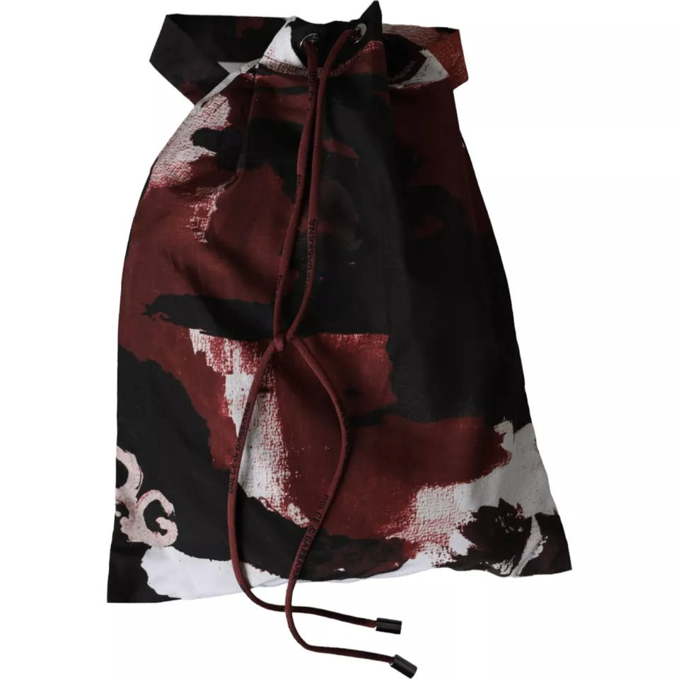 شورت سباحة متعدد الألوان من دولتشي آند غابانا بشعار DG مموه