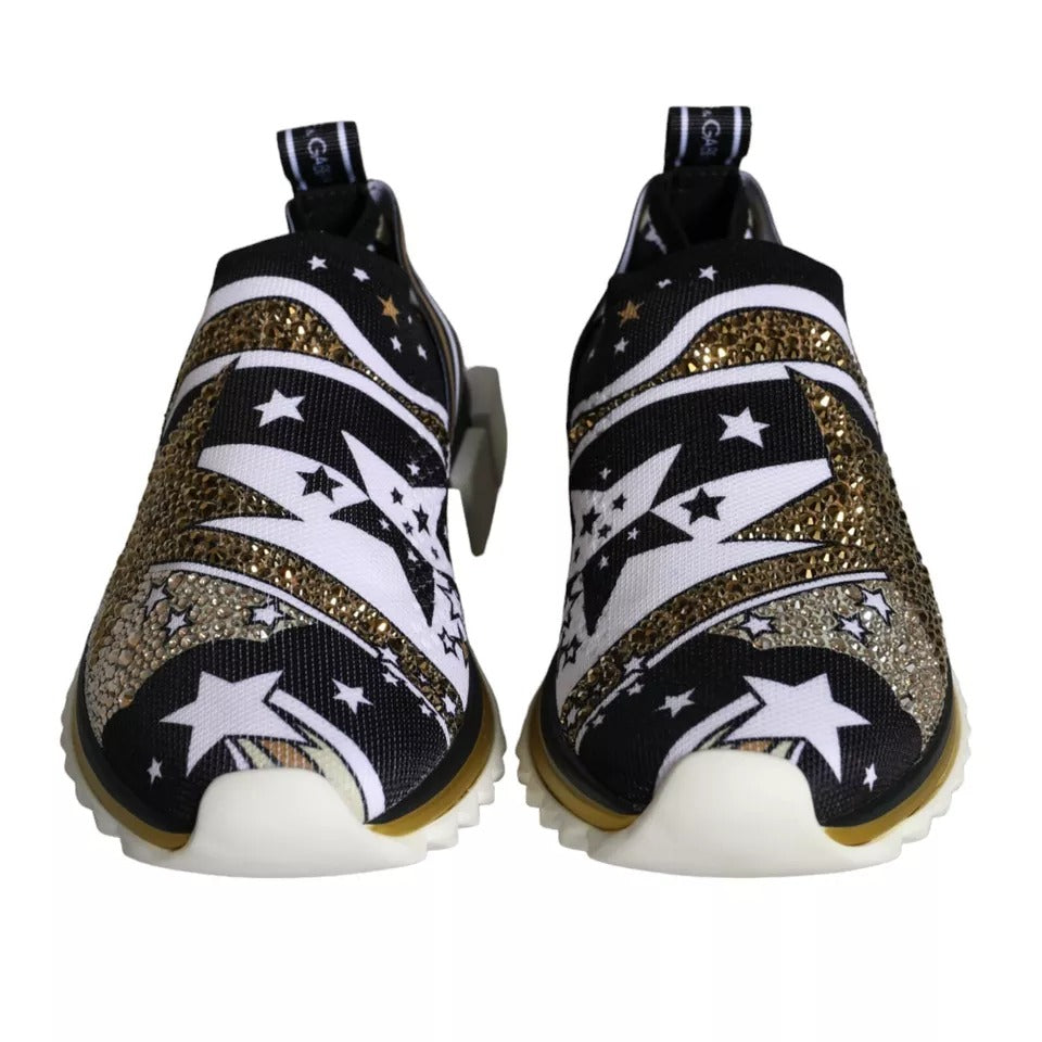 Dolce &amp; Gabbana – Sorrento-Sneakers mit mehrfarbigem Comet-Stern-Print