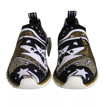 Dolce &amp; Gabbana – Sorrento-Sneakers mit mehrfarbigem Comet-Stern-Print