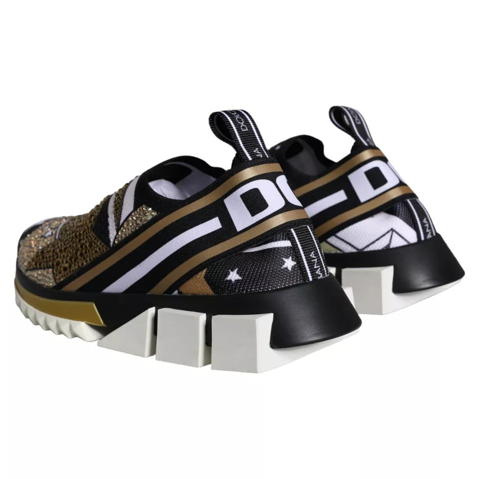Dolce &amp; Gabbana – Sorrento-Sneakers mit mehrfarbigem Comet-Stern-Print