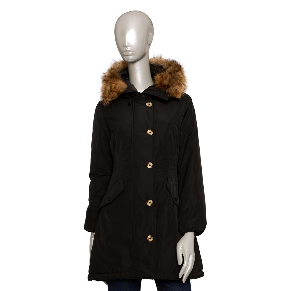 Baldinini Trend Schwarze Polyester Damenjacke