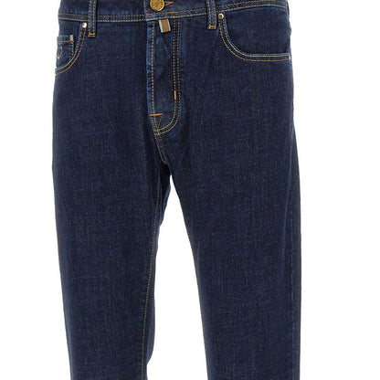 Jacob Cohen Herrenjeans aus Stretch-Denim in Blau