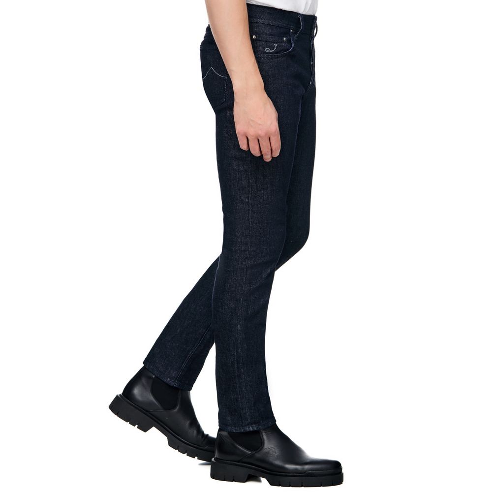 Jacob Cohen Herrenjeans aus blauer Baumwolle