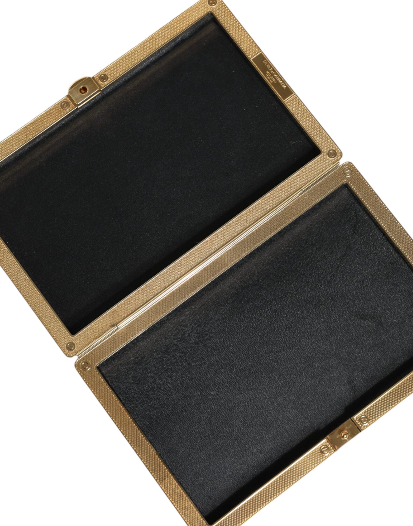 Dolce &amp; Gabbana Gold Crystal Bifold Clutch Abend Party Damen Handtasche Tasche