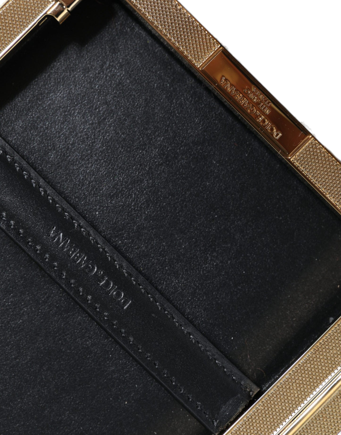 Dolce &amp; Gabbana Mehrfarbige Clutch aus Tweed mit Blumenmuster, Abendtasche, Umhängetasche