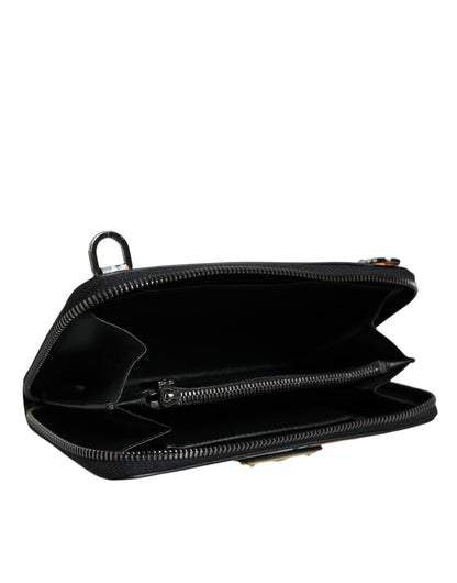 Dolce &amp; Gabbana Mehrfarbige Umhängetasche aus Camouflage-Leder