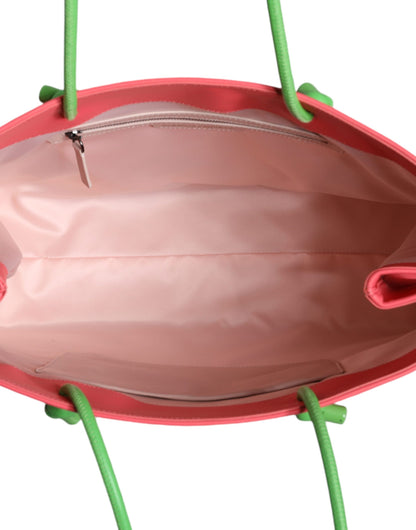 Alberta Ferretti – Weekend Wednesday – Einkaufstasche aus rosa Leder