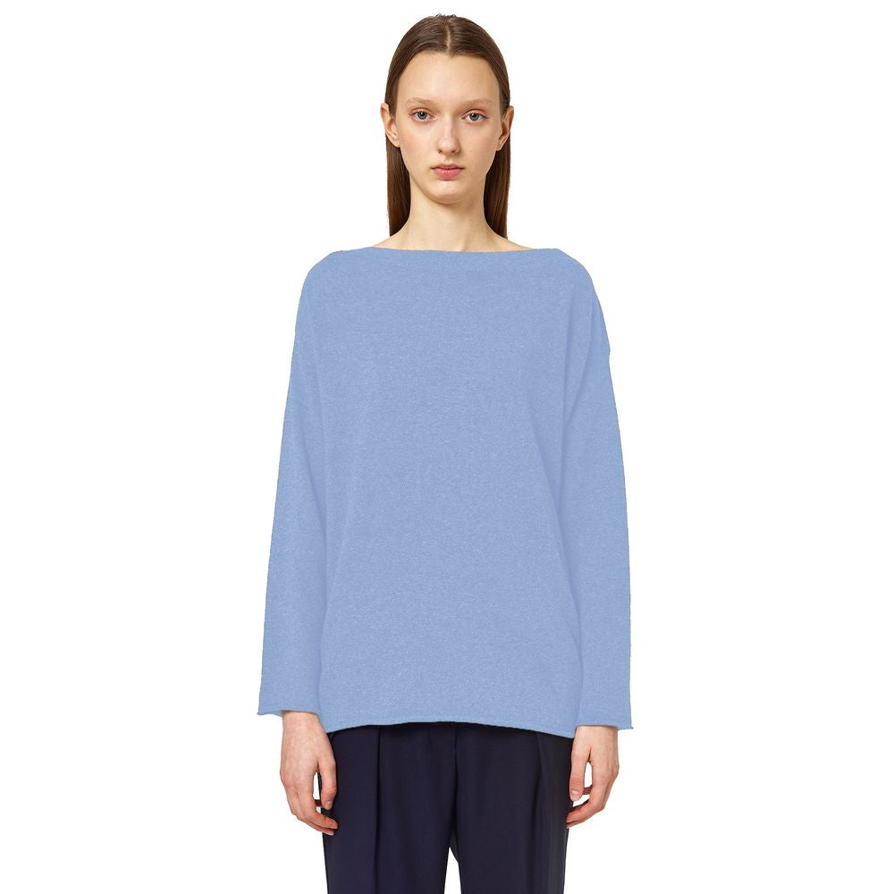 Alpha Studio Hellblauer Kaschmirpullover für Damen