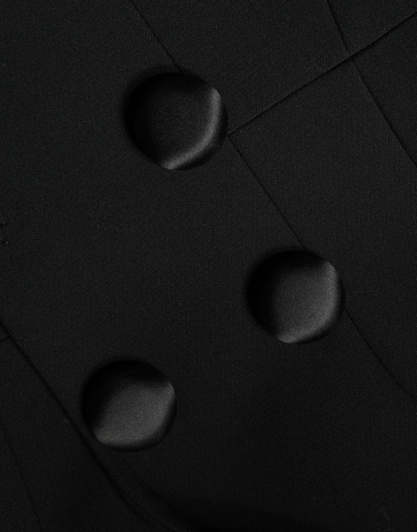 Dolce &amp; Gabbana – Schwarze, zweireihige Trenchcoat-Jacke