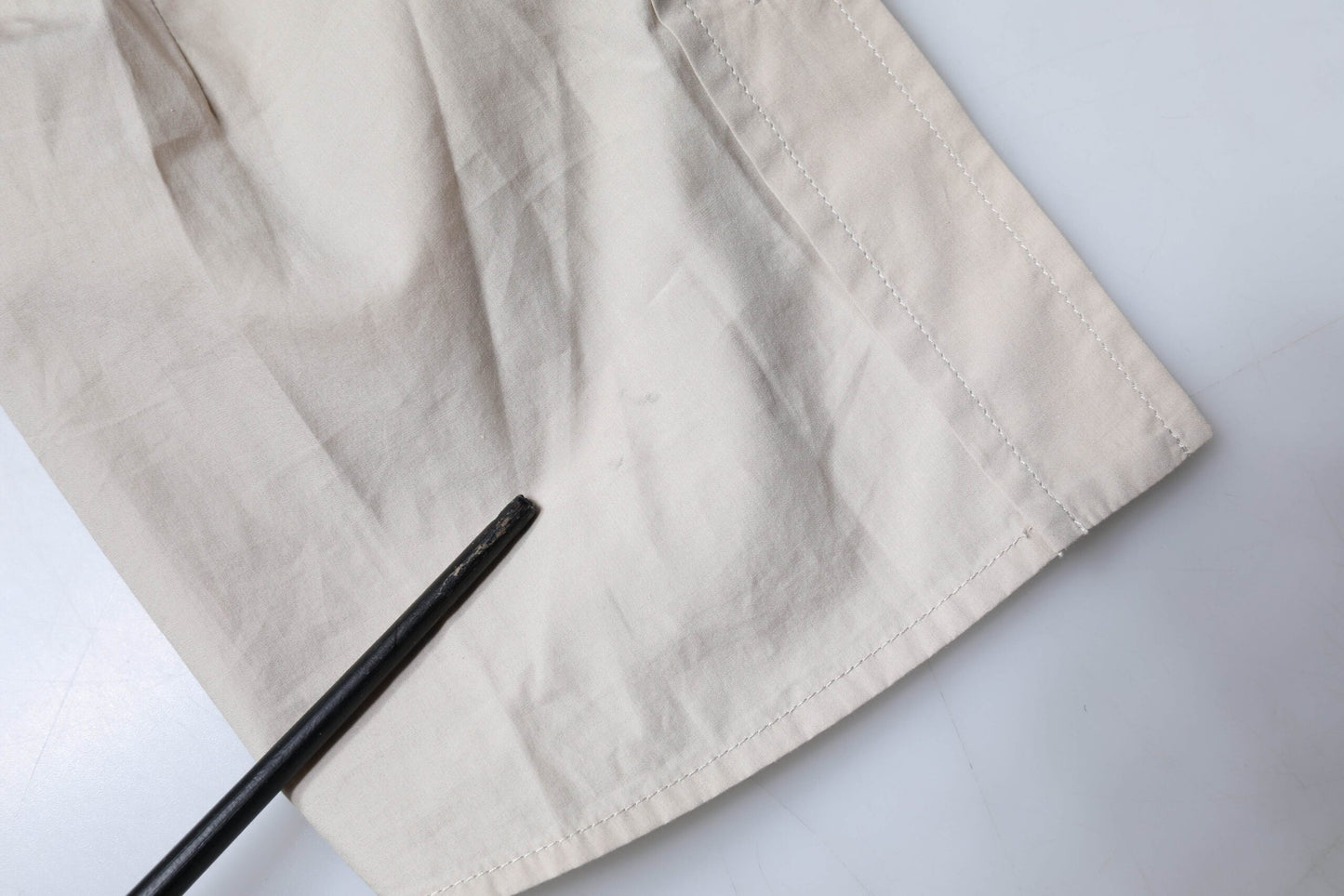 Dolce &amp; Gabbana – Beiges Hemd mit Button-Down-Kragen aus Baumwolle