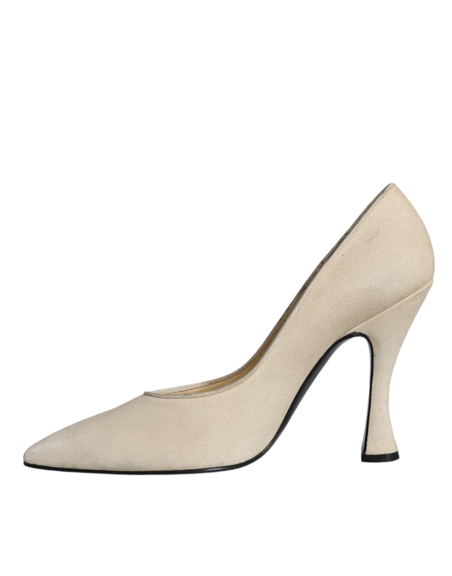 Dolce &amp; Gabbana Beige Wildleder High Heels Pumps Schuhe