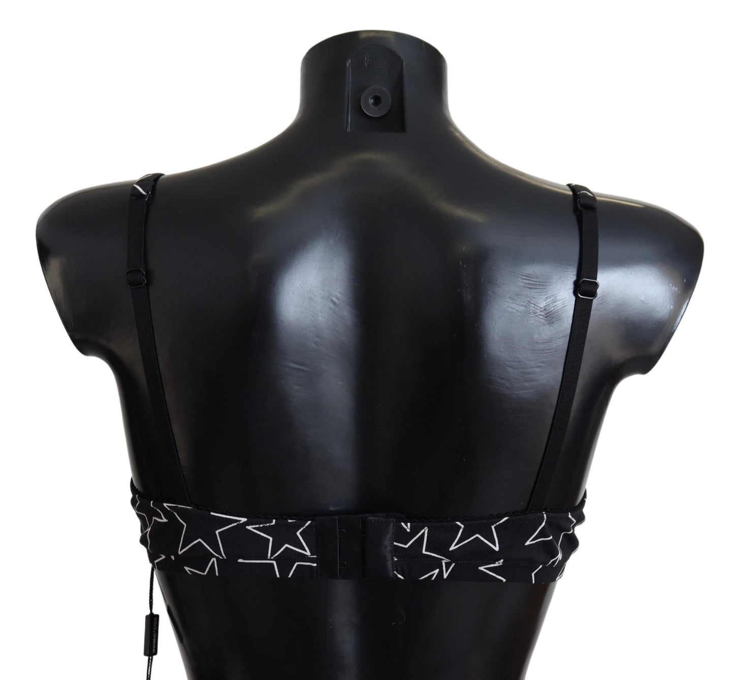 Dolce &amp; Gabbana – Schwarzer Millennials Star – Bügelloser Baumwoll-BH