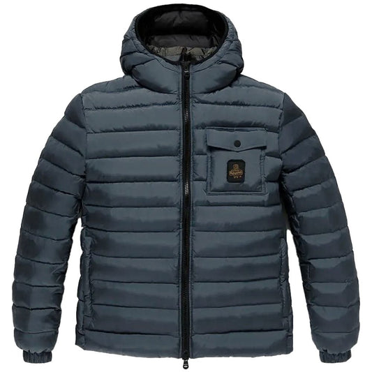 Refrigiwear Blaue Nylon-Herrenjacke