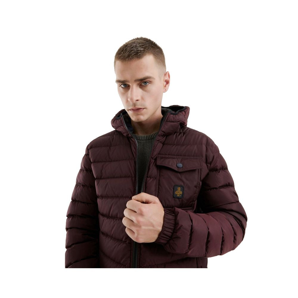 Refrigiwear Rote Nylon Herrenjacke