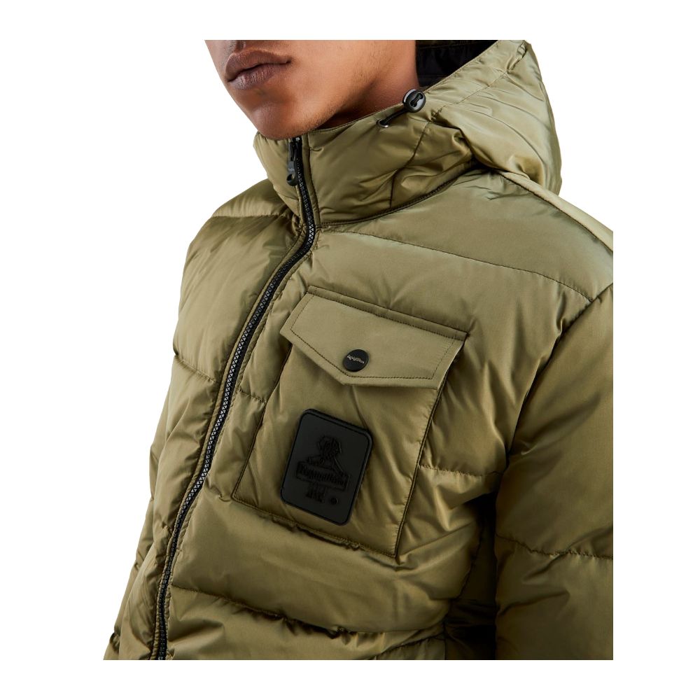Refrigiwear Grüne Nylon Herrenjacke