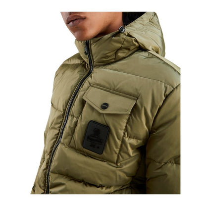Refrigiwear Grüne Nylon Herrenjacke