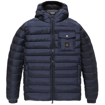 Refrigiwear Herrenjacke aus blauem Nylon