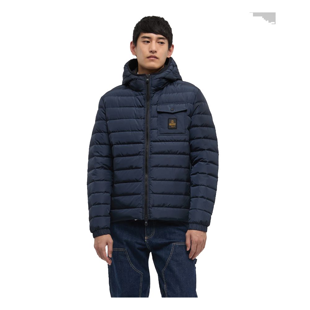 Refrigiwear Herrenjacke aus blauem Nylon