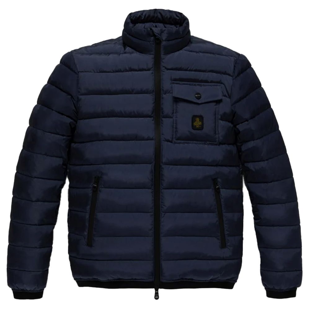 Refrigiwear Blaue Nylon-Herrenjacke