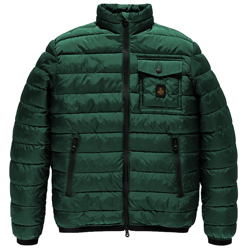 Refrigiwear Grüne Nylon Herrenjacke