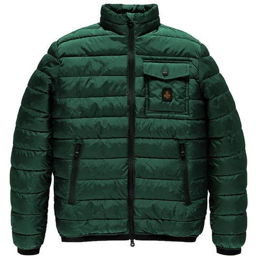 Refrigiwear Grüne Nylon Herrenjacke