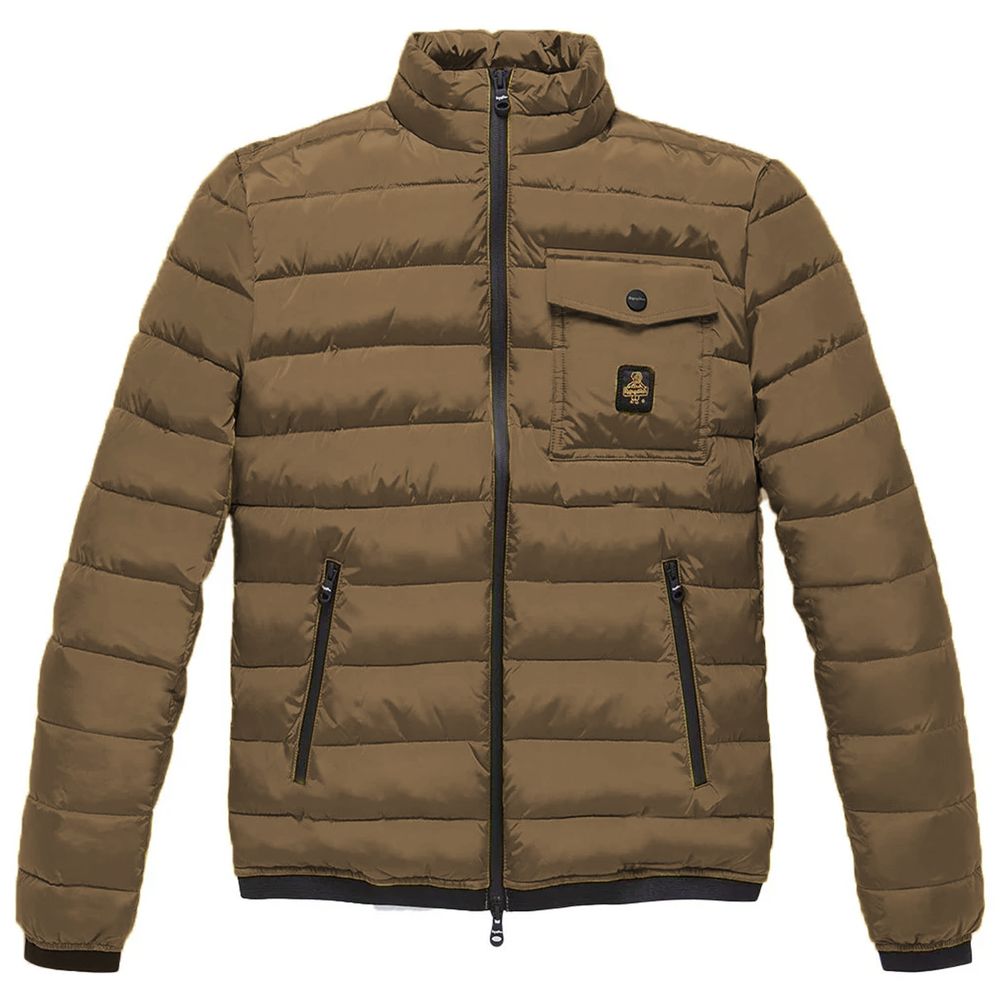Refrigiwear Braune Nylon-Herrenjacke