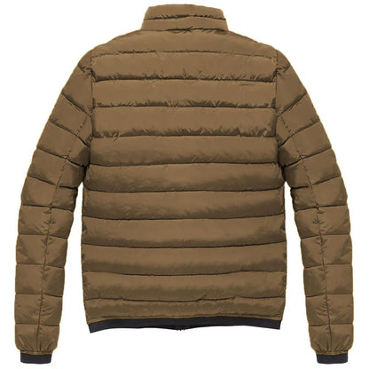 Refrigiwear Braune Nylon-Herrenjacke