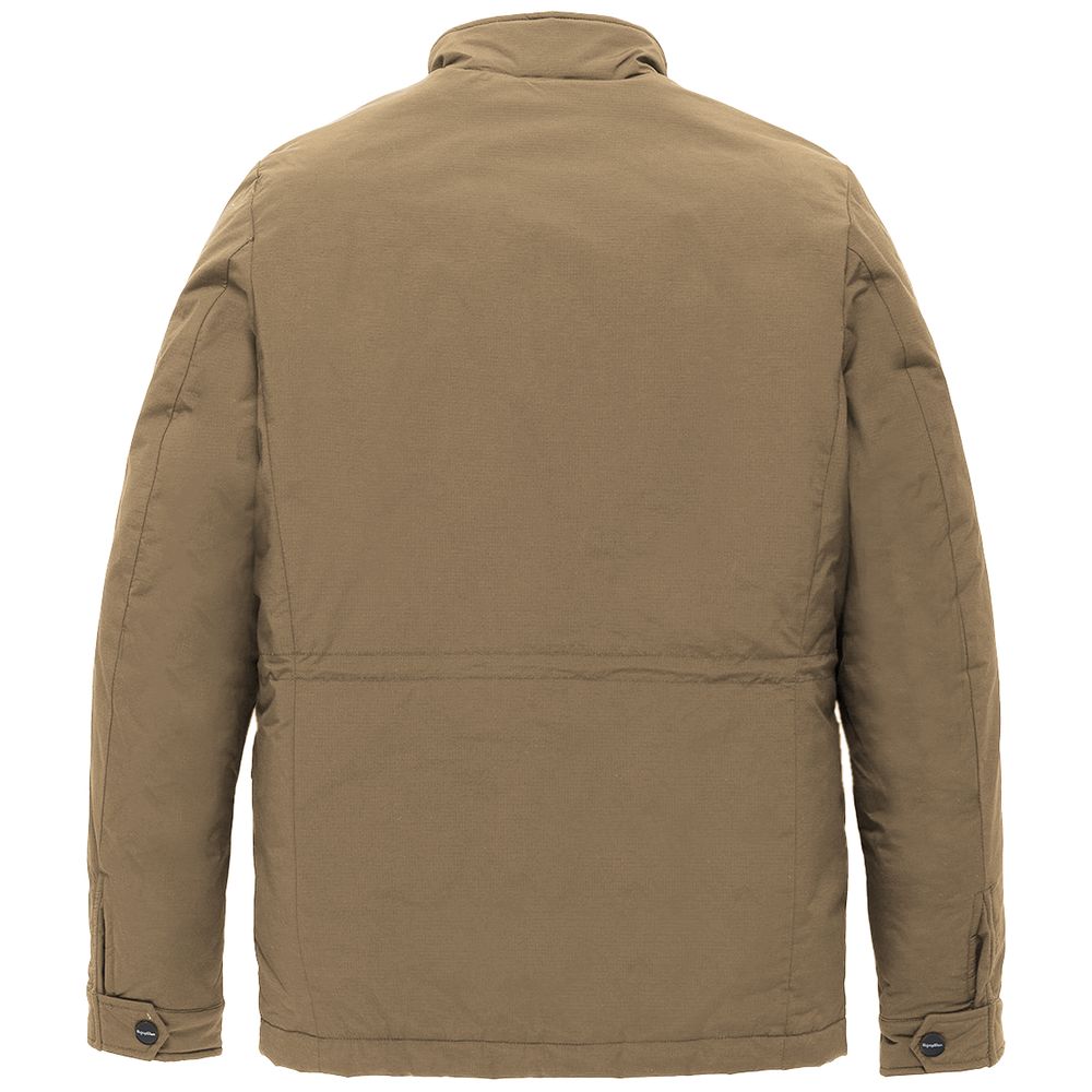 Refrigiwear Braune Nylon-Herrenjacke
