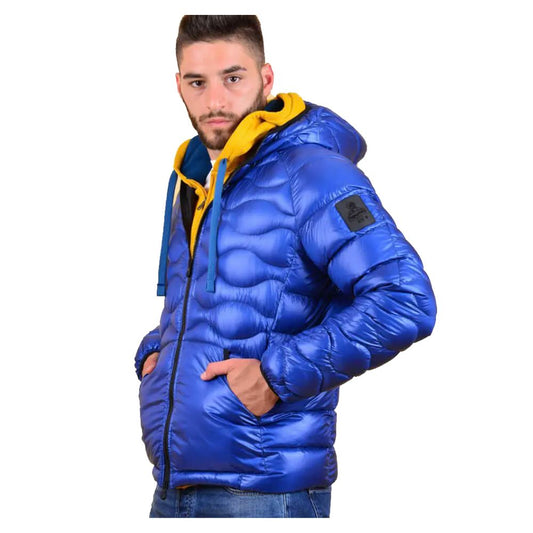 Refrigiwear Blaue Nylon-Herrenjacke