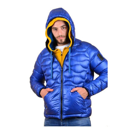 Refrigiwear Blaue Nylon-Herrenjacke