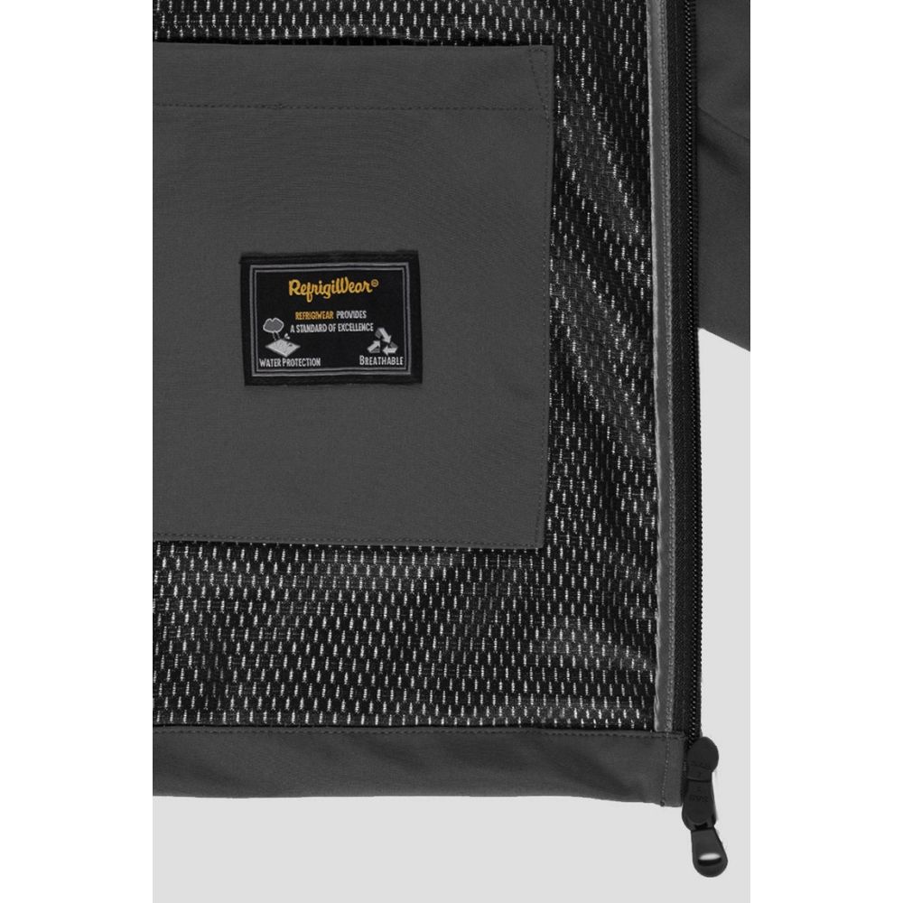 Refrigiwear Graue Nylon-Bomberjacke für Herren