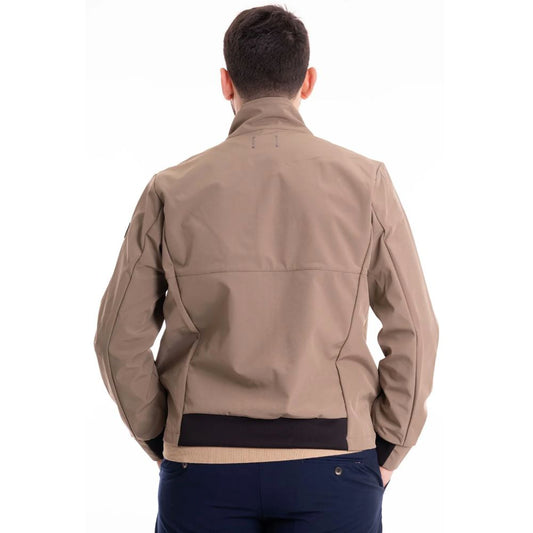 Refrigiwear Beige Nylon Herren Bomberjacke