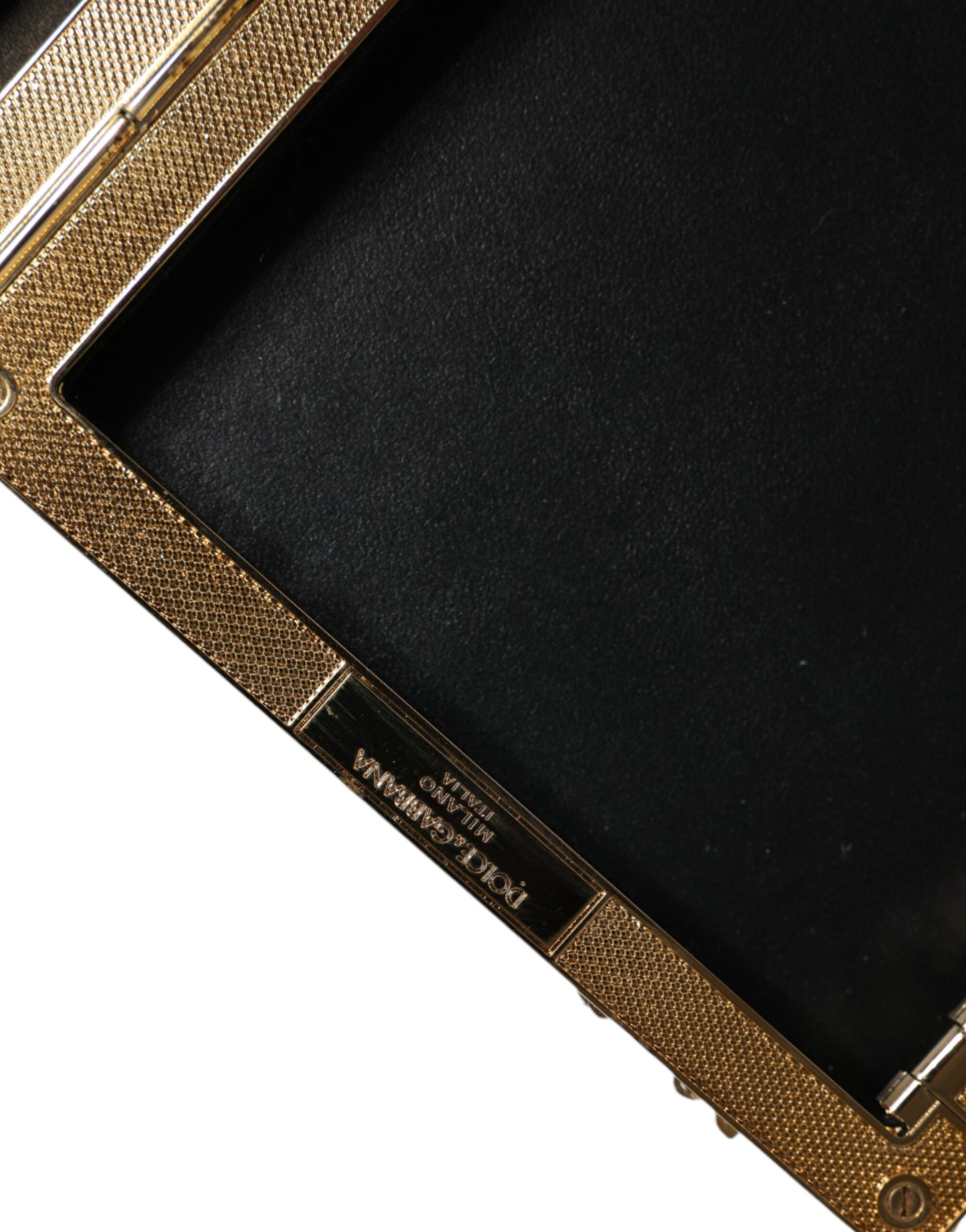 Dolce &amp; Gabbana – Abend-Umhängetasche mit silbernen Pailletten