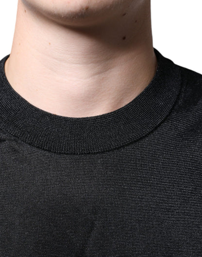 Dolce &amp; Gabbana Schwarzer Polyester-Pullover