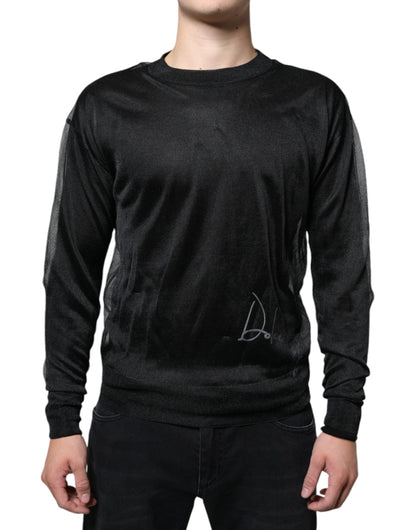 Dolce &amp; Gabbana Schwarzer Polyester-Pullover