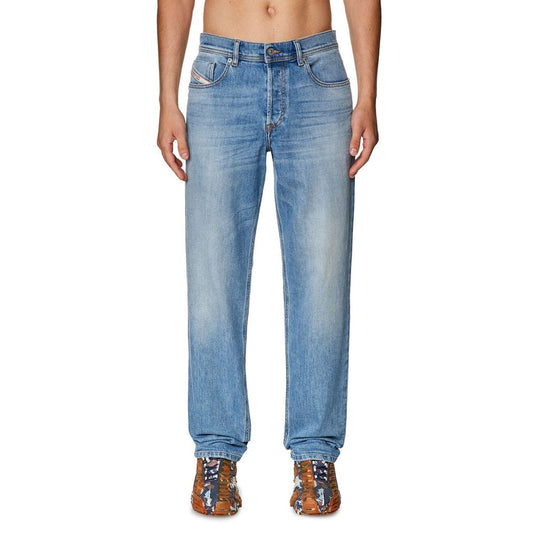 Diesel Blue Cotton Men Jeans