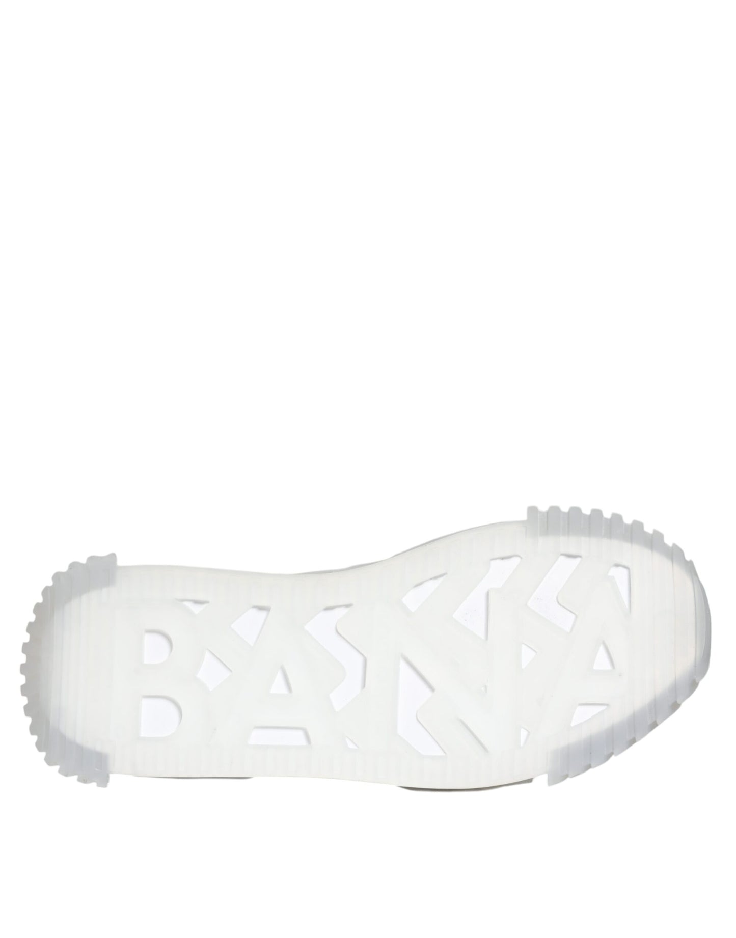 حذاء سنيكرز دولتشي آند غابانا NS1 منخفض الرقبة من النايلون الفضي الأسود