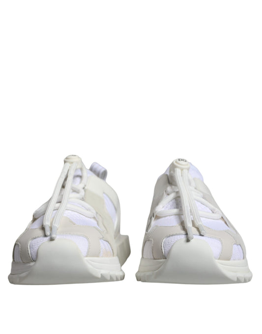 Dolce &amp; Gabbana Sorrento Trekking-Sneakers aus weißem Mesh