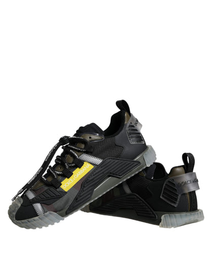 Dolce &amp; Gabbana – Mehrfarbige Low-Top-Sneakers „NS1“ mit Schnürung