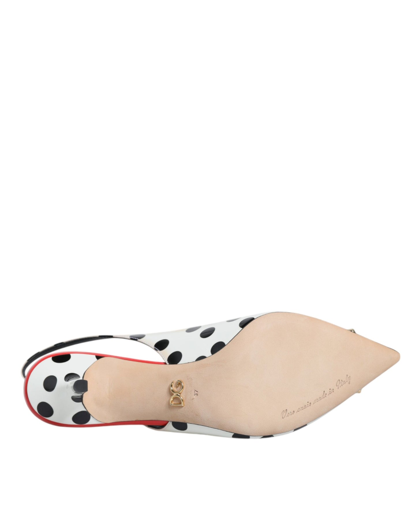 حذاء دولتشي آند غابانا متعدد الألوان بكعب كريستالي مفتوح من الخلف