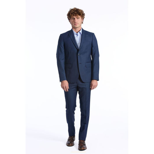 Baldinini Trend Blauer Wollblazer für Herren