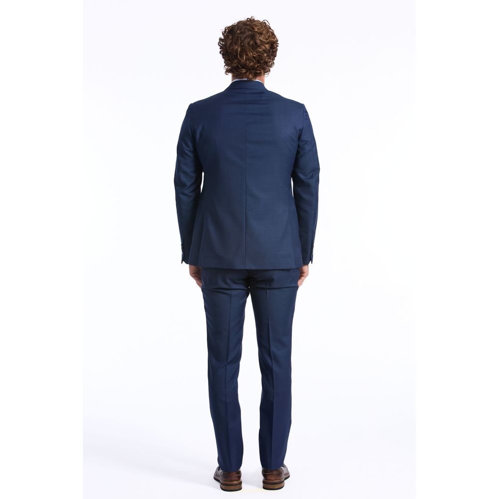Baldinini Trend Blauer Wollblazer für Herren
