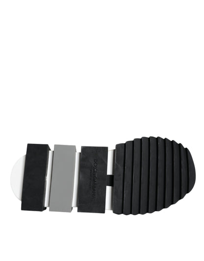 Dolce &amp; Gabbana Schwarz Weiß Sorrento Low Top Sneakers Schuhe