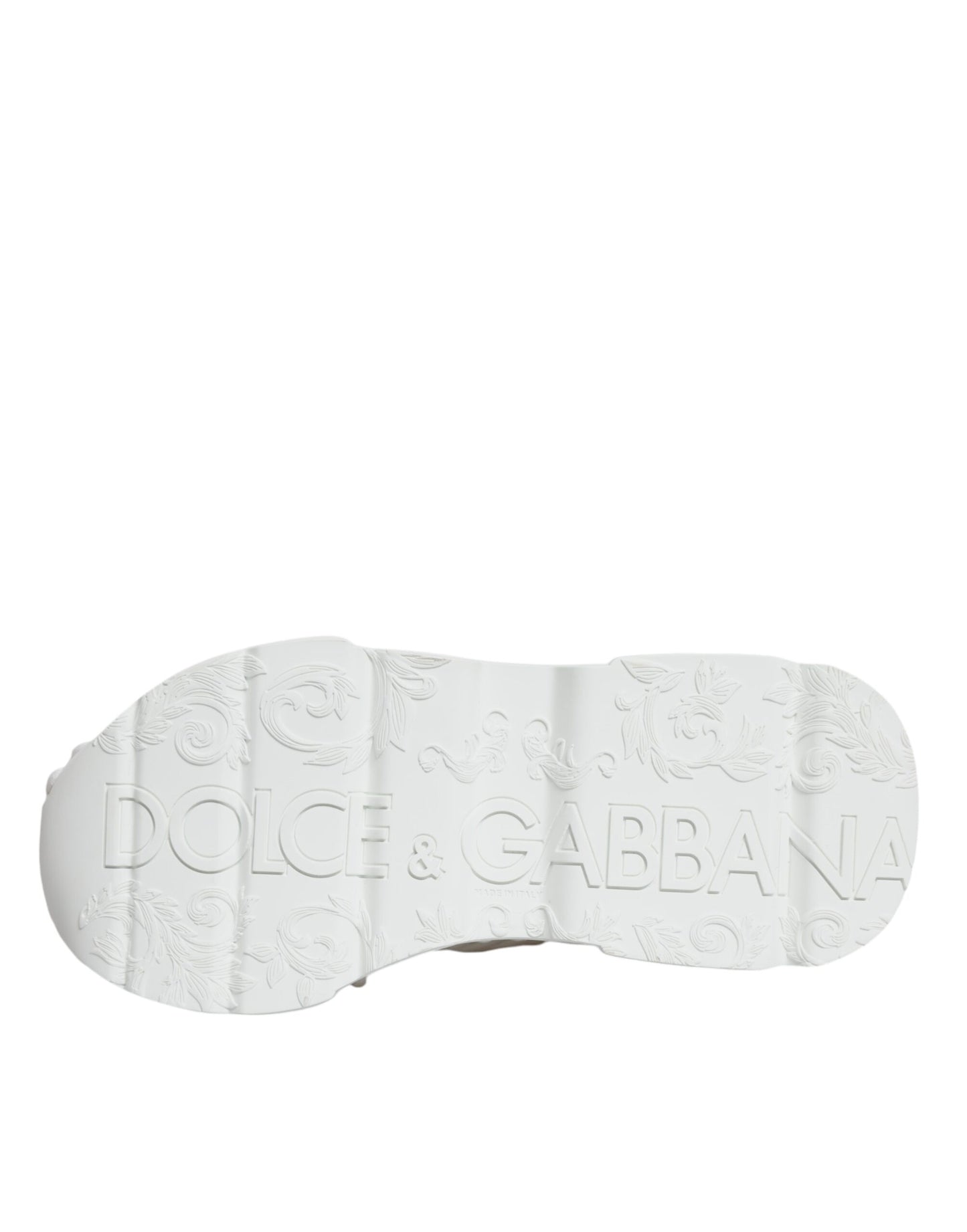 حذاء سنيكرز دولتشي آند غابانا دايماستر أبيض محبوك