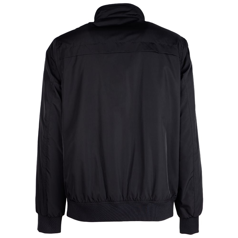La Martina Black Polyester Men's Jacket